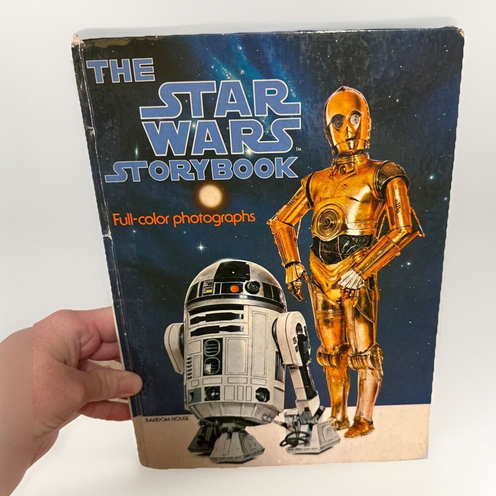 Vintage 1978 Star Wars Storybook Random House HC R2D2 C3PO Reader Copy